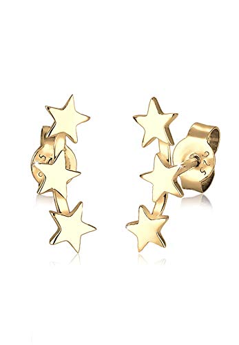 Elli (ELJW5) pendientes Mujer chapado en oro
