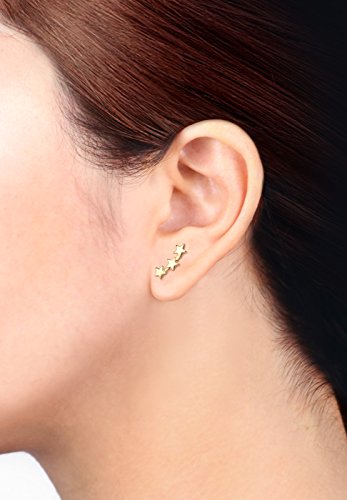 Elli (ELJW5) pendientes Mujer chapado en oro