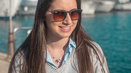 EMPATHY JEWELS Collar Mundo de Plata de Ley con Cadena de Plata 42 cm- Gargantillas Mujer con Colgante de Plata Mapa Mundi - Collar Mujer Plata Globo Terraqueo para Regalos Originales Mujer - Regalos