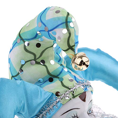 F Fityle 30cm Modelo Muñeca Italiana Eros de Porcelana Juguete Decorativo para Niños - Azul Claro