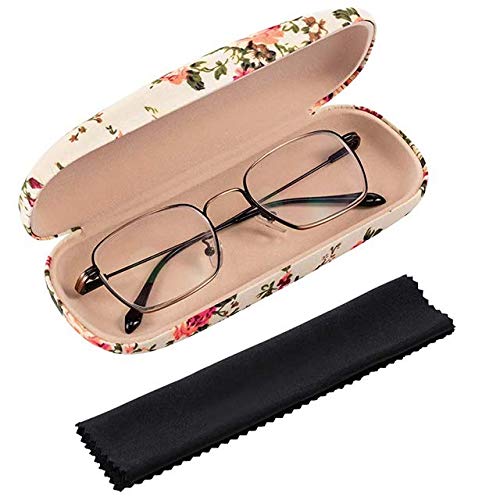 Fiyuer Funda de Gafas 8 Pcs Caja de Gafas paños Limpieza Gafas de Microfibra Estuche anteojos para Gafas Lentes teléfono tabletas