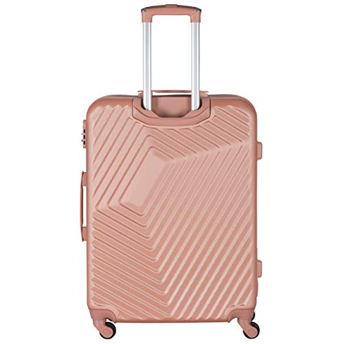 Flight Knight ABS 3 Tamanos Maleta Ligera Maximus Permitidas De Lufthansa, Wizz Air, Eurowings Entre Muchas Otras! Maleta De Mano 55x40x23 cm Maletas De Viaje Grandes 4 Ruedas