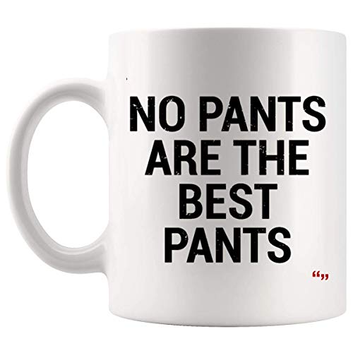 Funny Jokes Cup - Best Friend Tazza da caffè Aucun pantalon nest le meilleur pantalon Joke Regalo significativo per uomo Donna
