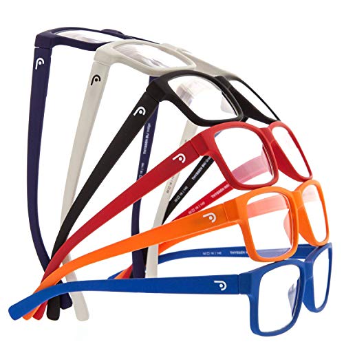 Gafas de Presbicia con Filtro Anti Luz Azul para Ordenador. Gafas Graduadas de Lectura para Hombre y Mujer con Cristales Anti-reflejantes. Carrot 0.0 – THYSSEN