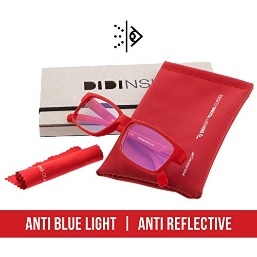 Gafas de Presbicia con Filtro Anti Luz Azul para Ordenador. Gafas Graduadas de Lectura para Hombre y Mujer con Cristales Anti-reflejantes. Carrot 0.0 – THYSSEN