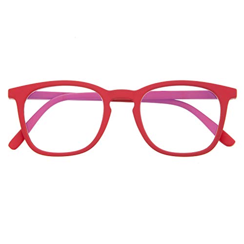 Gafas de Presbicia con Filtro Anti Luz Azul para Ordenador. Gafas Graduadas de Lectura para Hombre y Mujer con Cristales Anti-reflejantes. Ferrari +3.0 – TATE