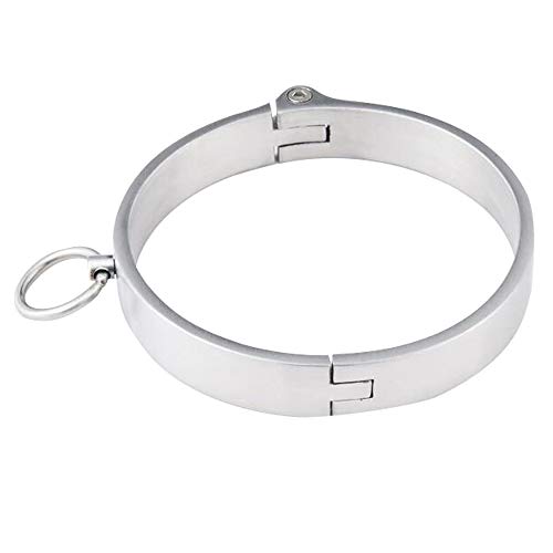 Gargantilla de acero inoxidable de metal pesado para hombre