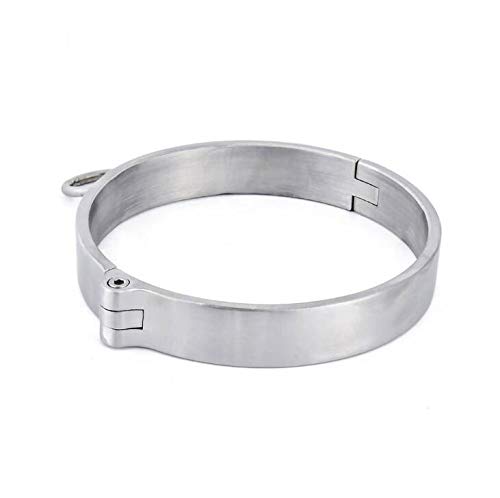 Gargantilla de acero inoxidable de metal pesado para hombre