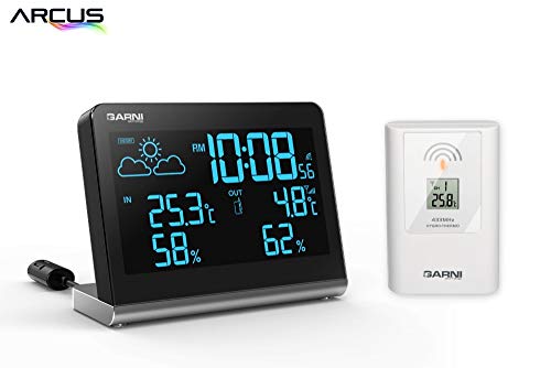 GARNI Technology 535 Arcus Weather Station Negro