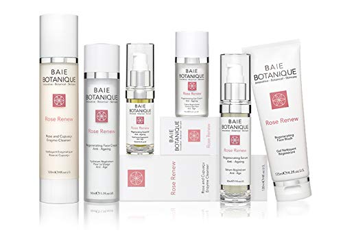 Gel Limpiador Facial 125ml - Agua de Rosa, Absoluto de Rosa, Aceite de Semillas de Mosqueta, MSM, Vitamina C, Té Verde - Premiado - 98% Natural, 70% Orgánico