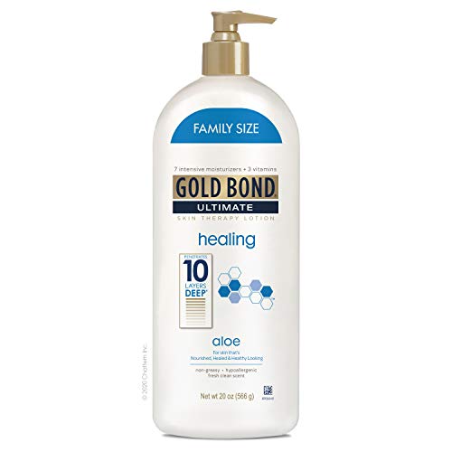 Gold Bond Ultimate Healing Skin Therapy Lotion Family Size, Aloe, 20 Ounce by Gold Bond