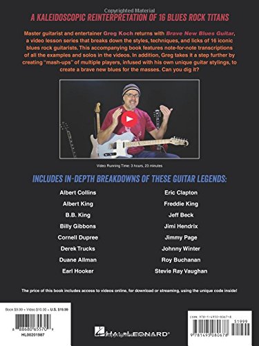 Greg Koch: Brave New Blues Guitar (Book/Online Video)