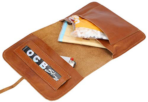 Gusti Cuero Studio WREN Bolso de Cuero Bolsa para el Tabaco de Liar Piel de Vaca Vintage Retro 2T10-22-5