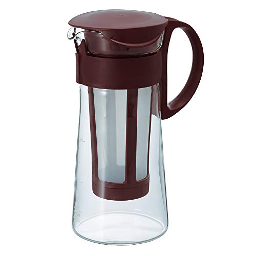 HARIO Mizudashi Mini MCPN-7CBR - Cafetera de infusión (600 ml), Color marrón