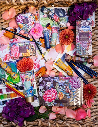 Heathcote & Ivory The Artist's Journey - Bolsa de maquillaje de terciopelo
