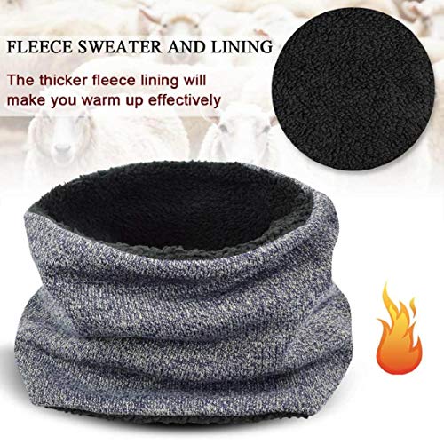 heekpek Bufanda Gorro Guantes para Hombre Invierno Regalos para Hombre Mujer Unisexo Set de Bufanda Conjunto de Guantes de Punto BufaSombrero de Invierno Gorras Con Bufanda (Gris claro)