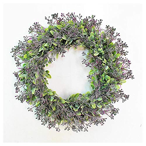 Hibeilinq Artificial Eichhornia Garland, Puerta Decoración Americana Lavanda Perfume de Flores, de Interior y al Aire Libre Ventana Puerta Colgando Boda decoración del hogar Guirnalda Artificial