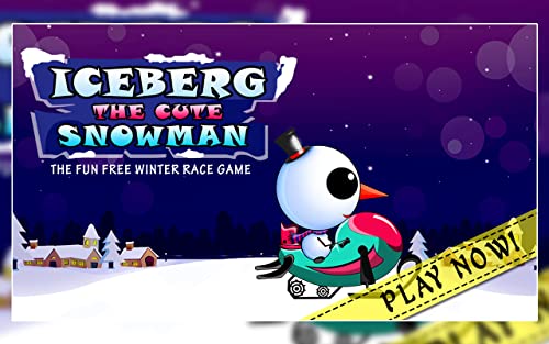 Iceberg the Cute Snow Man : The Fun Free Winter Race Game - Gold Edition