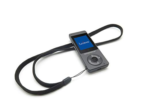 Interpretor®, Traductor de voz instantáneo, Traducciones precisas de calidad profesional, 75 idiomas, Pantalla táctil, Modo intérprete de Grupo, Bluetooth, Wi-Fi, Jack para Auriculares, negro, NTL2000