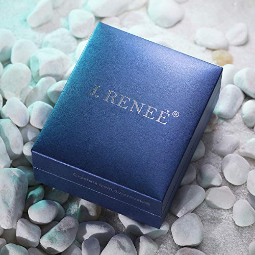 J. RENEÉ Mariposa Colgante Mujer, con Cristal Azul de Swarovski, Collares Mujer, Regalos Mujer