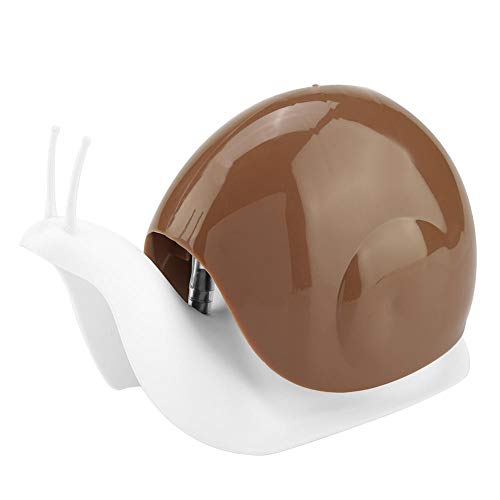 Jabón Dispensador de Líquidos En Forma de Caracol Estilo de Prensa Dispensadores de Loción para Mostrador Bomba Botella Hogar Cocina Accesorios de Baño (120 ML)(Brown)