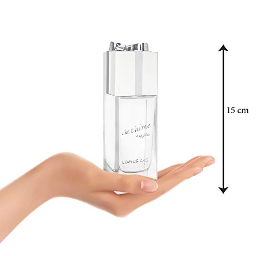 JE T'AIME A LA FOLIE • Eau de Parfum 100 ml • Vaporizador • Perfume para mujer • EVAFLORPARIS