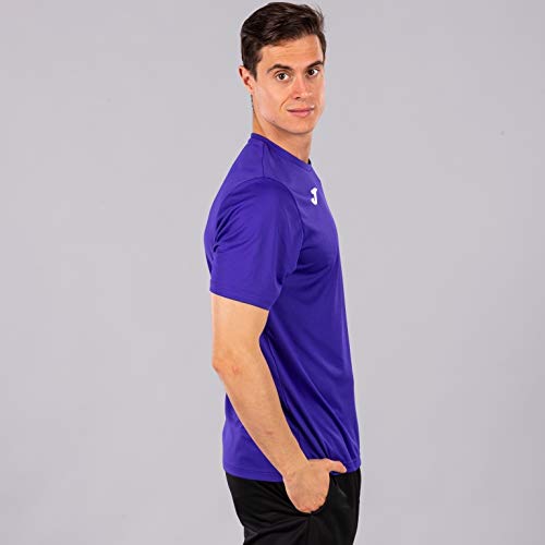Joma Combi Camiseta Manga Corta, Hombre, Morado (Violeta), S