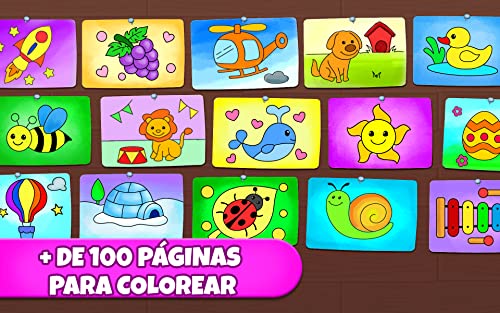 Juegos de colorear: colores, pinturas y brillo