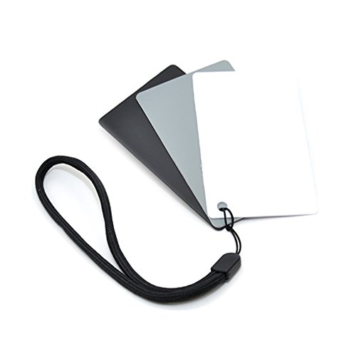 Kaavie GC-2  Set de Tarjetas 3-en-1, blanco, negro y gris, paquete de 3