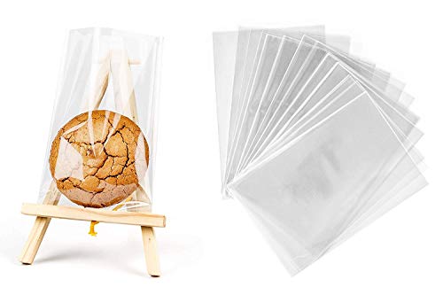 kgpack 100x Bolsas de plástico de celofán Transparente 10 x 15 cmBolsitas de Bolsas de plástico para Galletas Galletas Dulces Tortas de Dulces Magdalenas de Chocolate PiruletaBolsas de Decoracións