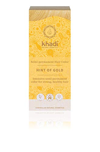 Khadi - Tinte Herbal, Rubio Toque Dorado, 100 g