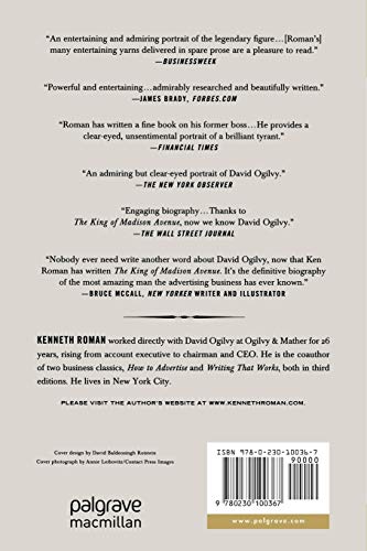 King of Madison Avenue: David Ogilvy and the Making of Modern Advertising