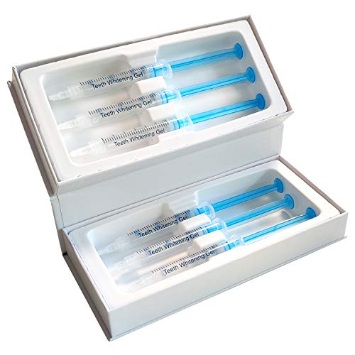 KIT DE RECAMBIO DE BLANQUEAMIENTO DENTAL mysmile - Refill Pack de 6 de Jeringas gel blanqueador- Tratamiento blanqueante dental profesional- Elimina Manchas Dentales - Fórmula natural Sin peróxido