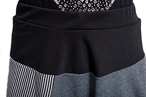 LATH.PIN Pantalones Mujer de Harén Moda Danza Harem Pantalón Boho Hippie Hip-Hop Pants