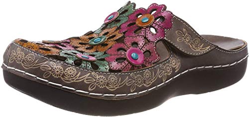 LAURA VITA Bicllyo 16, Zuecos para Mujer, (Gris Gris), 39 EU