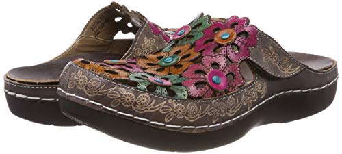LAURA VITA Bicllyo 16, Zuecos para Mujer, (Gris Gris), 39 EU