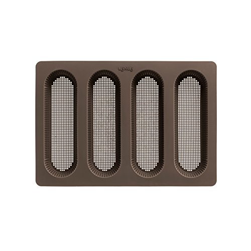 Lékué Molde de Silicona para baguettes, Marrón