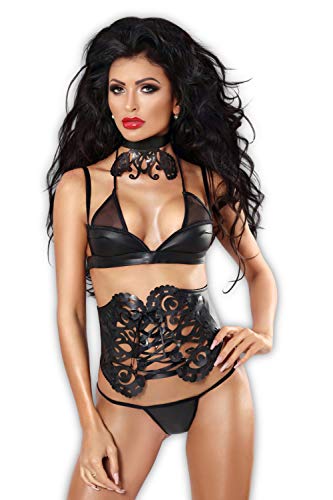 Lolitta Kournikova Mujer de lencería de Juego Negro large/extra-large