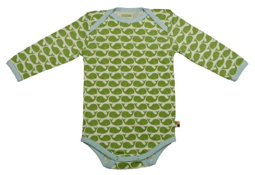 loud + proud 202, Baby Body unisex, Verde (Moos ), 62/68 EU
