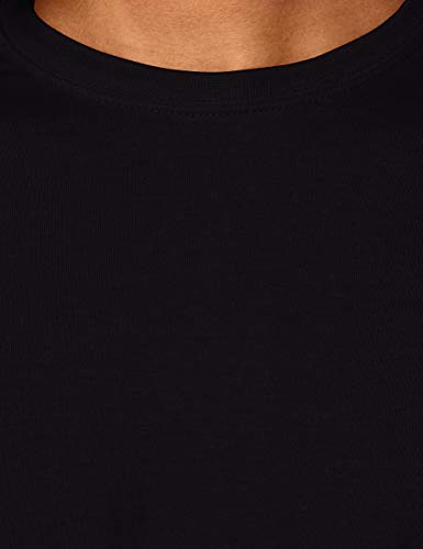 Lower East Camiseta de manga larga Hombre, Pack de 5, Negro, 3XL