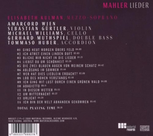 Mahler Lieder