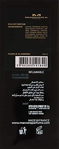 Mancera Purple Flowers by Mancera Eau De Parfum Spray 4 oz / 120 ml (Women)