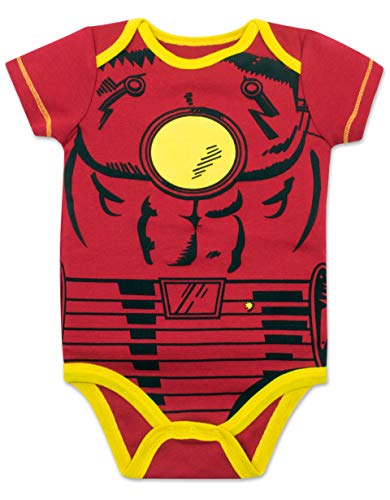Marvel Baby Boys 5 Pack Body – The Hulk, Spiderman, Iron Man y Captain America - Multi - recién nacido