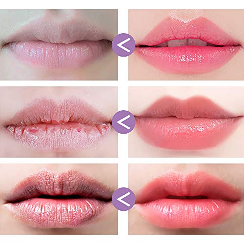 Mascarilla de Labios,Crema Hidratante para Labios,Exfoliante labial para Eliminar Piel Muerta y Tratamiento Intensivo de Reparación de Labios,Desvanece Líneas de Labios,Llumina Color de Los Labios