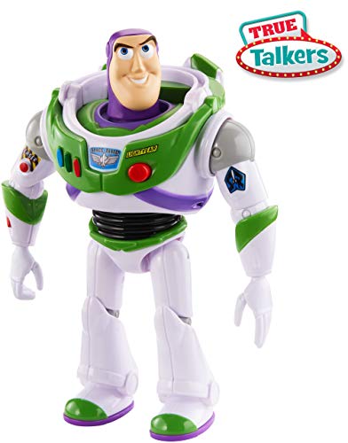 Mattel- Disney Toy Story 4-Figura con Voces y Sonidos Buzz Lightyear, Juguetes niños +3 años GGT32, Multicolor
