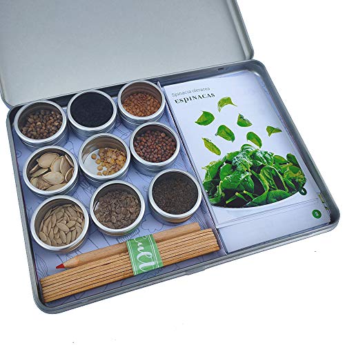 MI JARDÍN DE LOS AROMAS -Colección 9 variedades de Hierbas Aromáticas -Garden Pocket