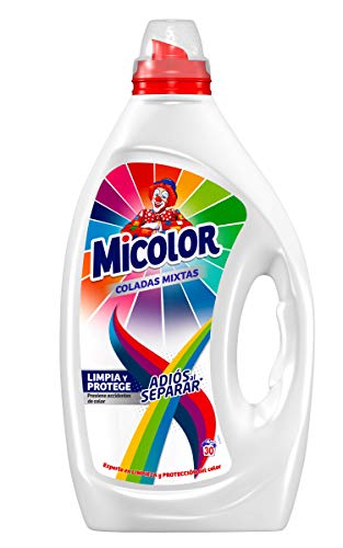 Micolor Detergente Gel Adiós al Separar 30 Lavados - Pack de 4, Total 120 Lavados