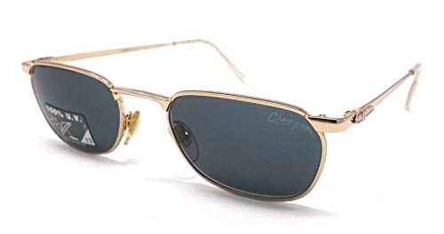 Millwaukee C021 - Gafas de sol para hombre y mujer, color dorado, rectangular, vintage