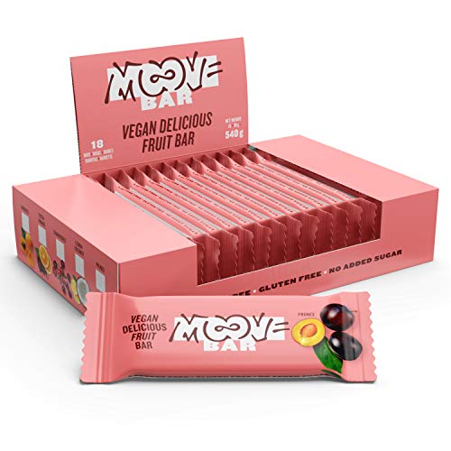 Moove - Barrita energética vegana con dátiles y ciruelas