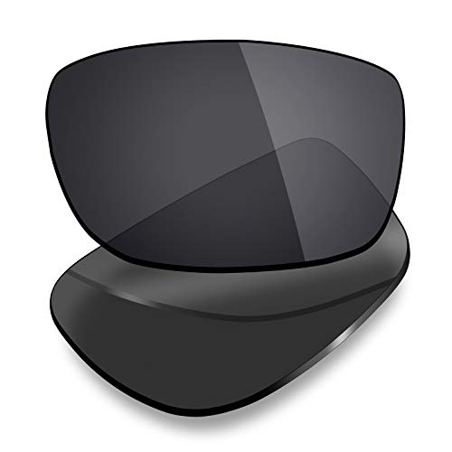 Mryok 4 pares de lentes polarizadas de repuesto para Oakley Fives Squared Sunglass - Stealth Negro/Bronce Marrón/Plata Titanio/Sol Medianoche